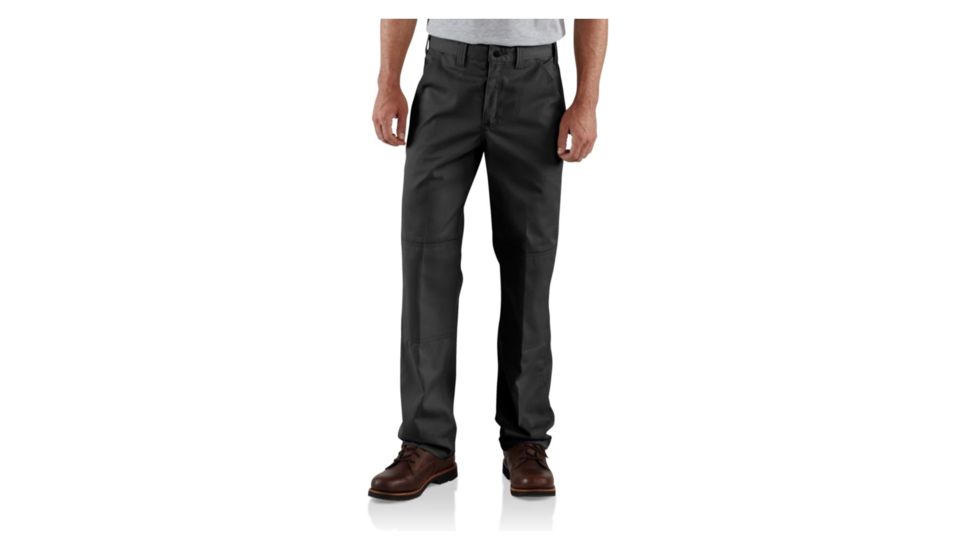 Carhartt Twill Double-Front Work Pant - Men's-Black-36 Waist-Regular Inseam