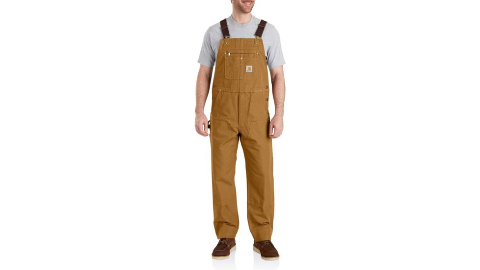 Carhartt Unlined Bib - Mens, Carhartt Brown, 30, Regular, 102776-211-32-30