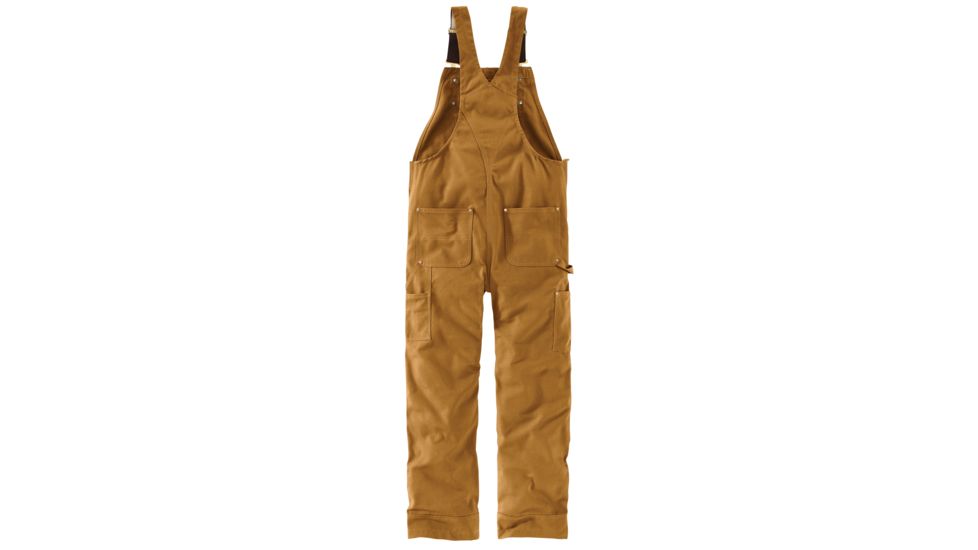 Carhartt Unlined Bib - Mens, Carhartt Brown, 38, Shorrt, 102776-211-30-38