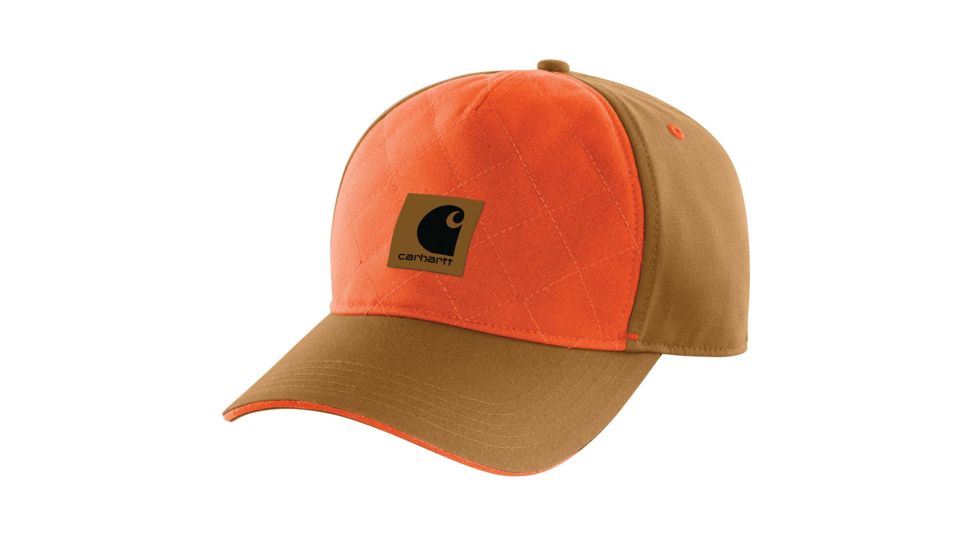 Carhartt Upland Quilted Cap for Mens, Carhartt Brown, One Size Fits All 102820-211-OFA