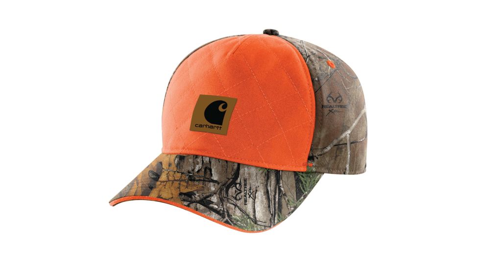 Carhartt Upland Quilted Cap for Mens, Realtree Xtra, One Size Fits All 102820-977-OFA