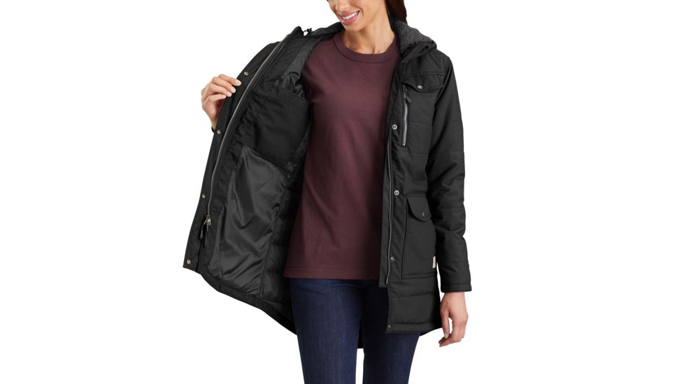 Carhartt Utility Coat - Womens, Black, Small, 103908-BLK-REG-S