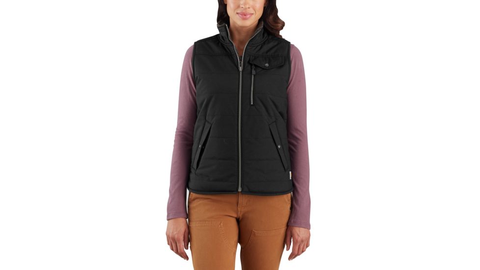 Carhartt Utility Sherpa Lined Vest - Womens, Black, Large, 103907-BLK-REG-L
