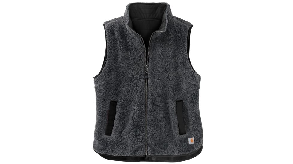 Carhartt Utility Sherpa Lined Vest - Womens, Black, Large, 103907-BLK-REG-L