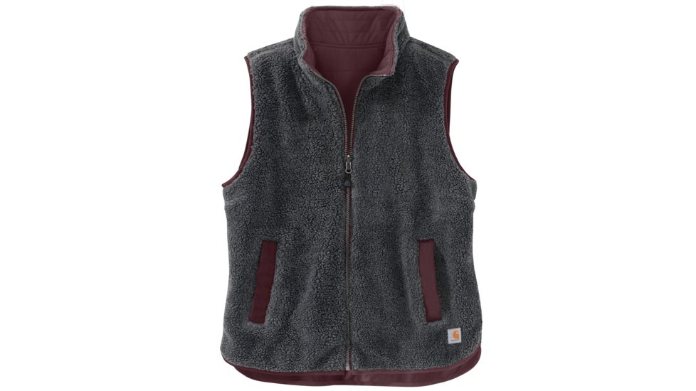 Carhartt Utility Sherpa Lined Vest - Womens, Deep Wine, Small, 103907-DWN-REG-S