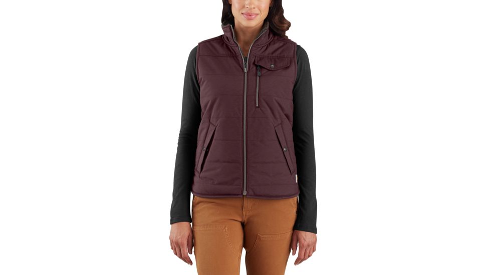Carhartt Utility Sherpa Lined Vest - Womens, Deep Wine, Small, 103907-DWN-REG-S