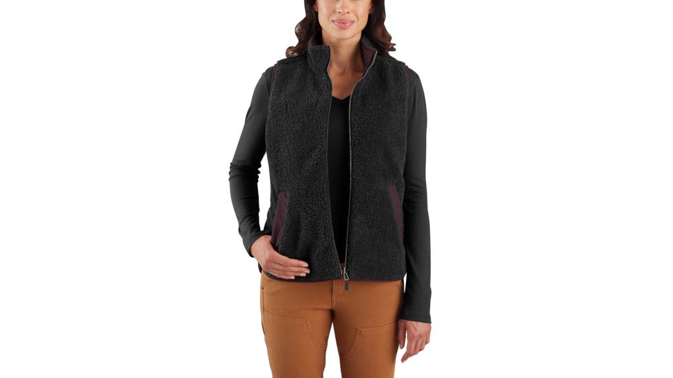 Carhartt Utility Sherpa Lined Vest - Womens, Deep Wine, Small, 103907-DWN-REG-S