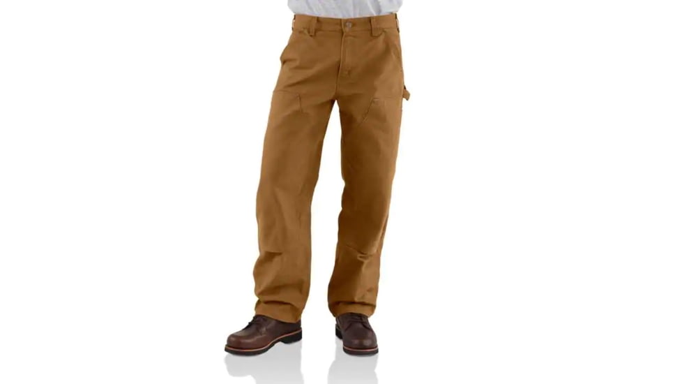 Carhartt Washed-Duck Double-Front Work Dungaree - Men's, Carhartt Brown, 32-32, B136-BRN-32-32