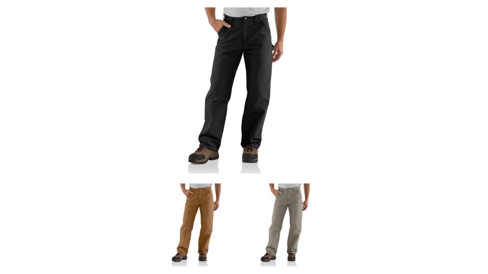 Carhartt Washed Duck Work Dungaree Utility Pant - Men's, Black, Carhartt Brown, Desert