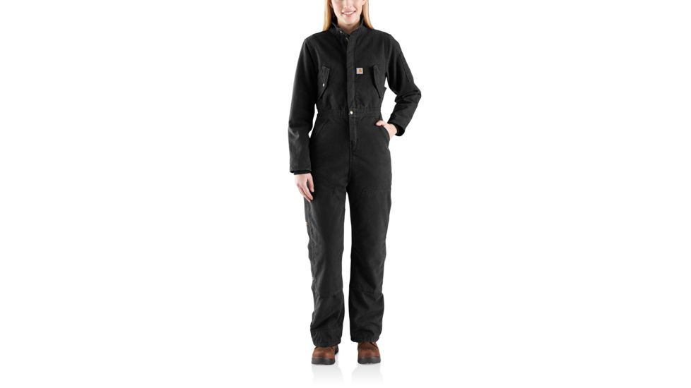 Carhartt Wildwood Coverall-Womens, Black, XSmall, Regular, 103382-001-REG-XS