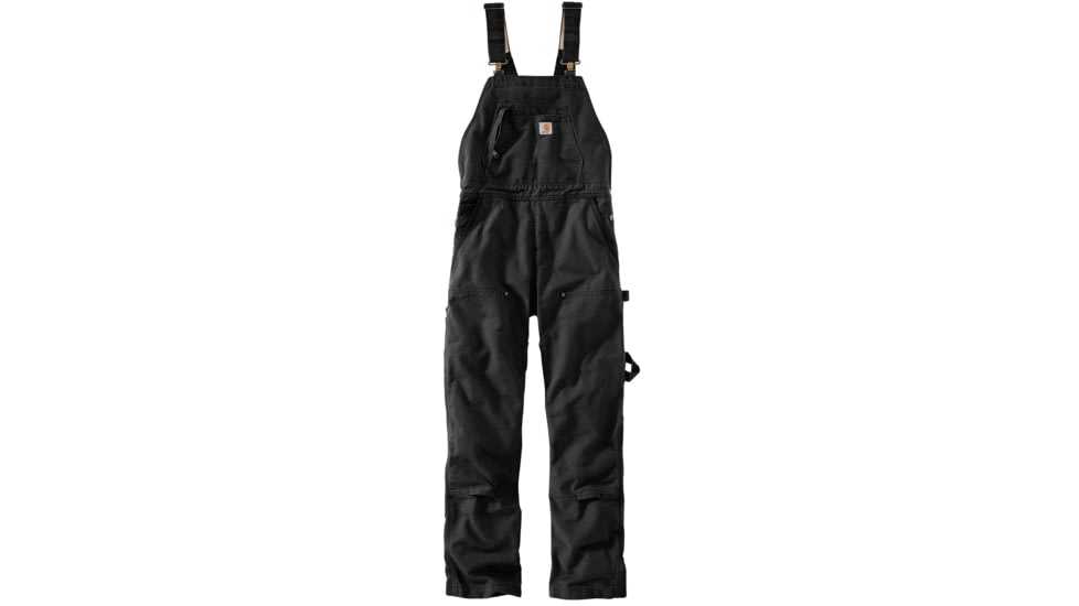 Carhartt Wildwood Unlined Bib OveralLong Sleeve-Womens, Black, XLarge, Regular, 102966-001-REG-XL