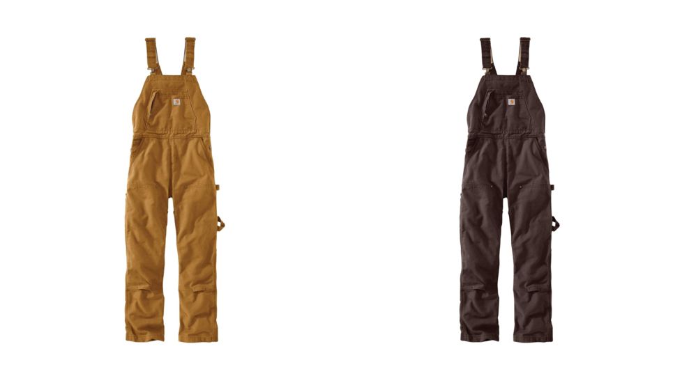 Carhartt Wildwood Unlined Bib Overalls - Women's, Carhartt Brown, Dark Brown