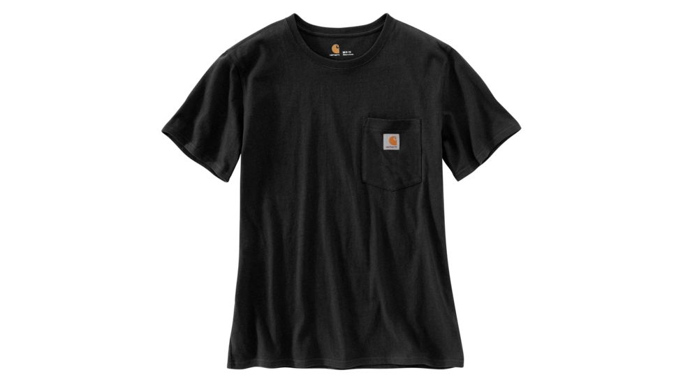 Carhartt WK87 Workwear Pocket Short Sleeve T-shirt - Womens, Black, XS-REG 103067-001-REG-XS