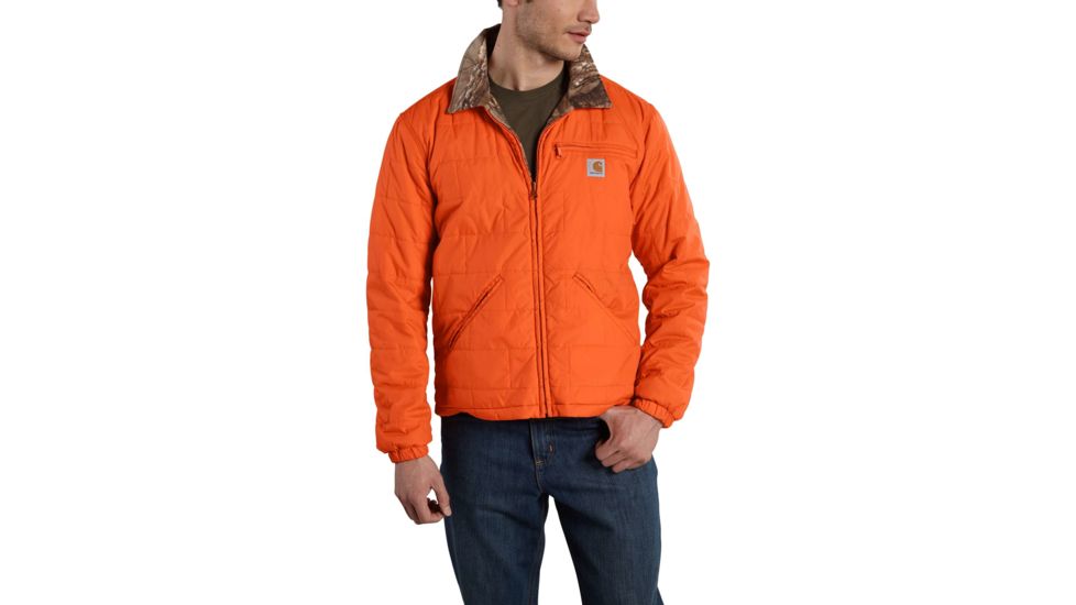 Carhartt Woodsville Jacket for Mens, Blaze Orange, Small/Regular 101740-820-REG-S