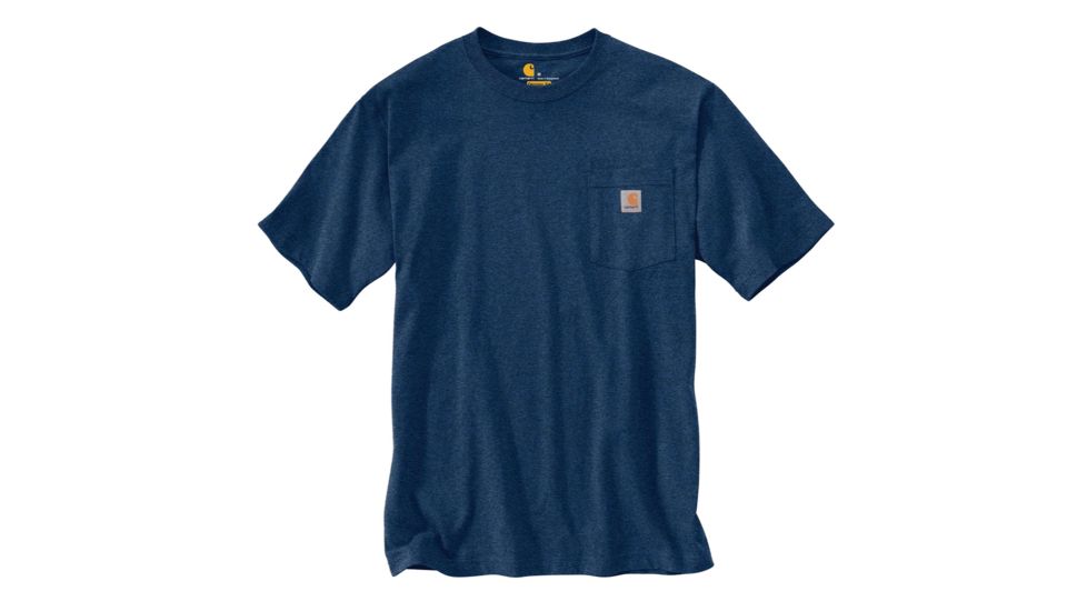 Carhartt Workwear Graphic Fish C T-shirt - Mens, Dark Cobalt Blue Heather, L-REG 103185-413-REG-L