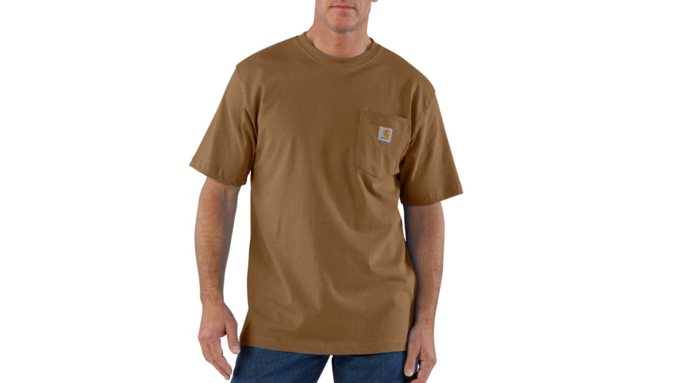 Carhartt Workwear Pocket T-Shirt - Men's, Carhartt Brown, 3XL, Regular, K87-BRN-REG-3XL