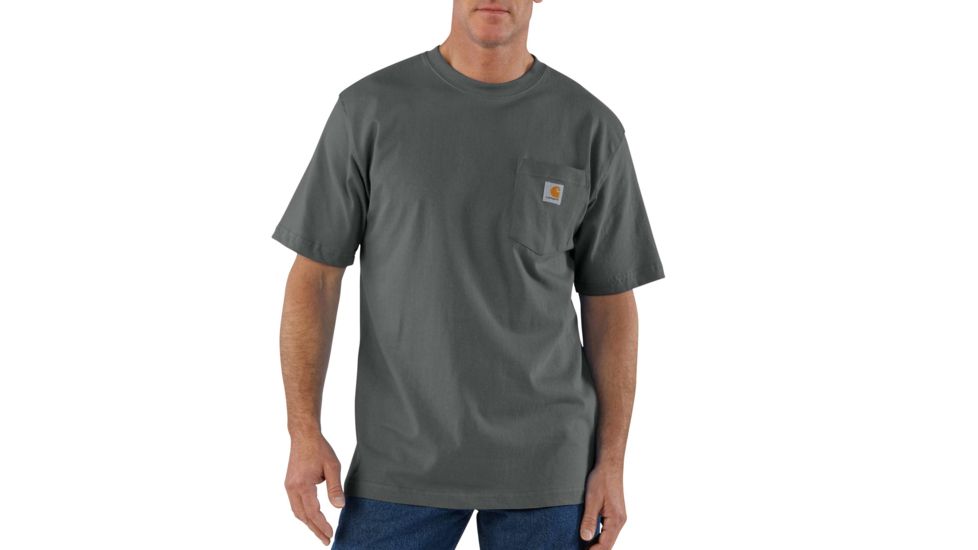 Carhartt Workwear Pocket T-Shirt - Men's, Charcoal, 2XL, Tall, K87-CHR-TLL-XXL