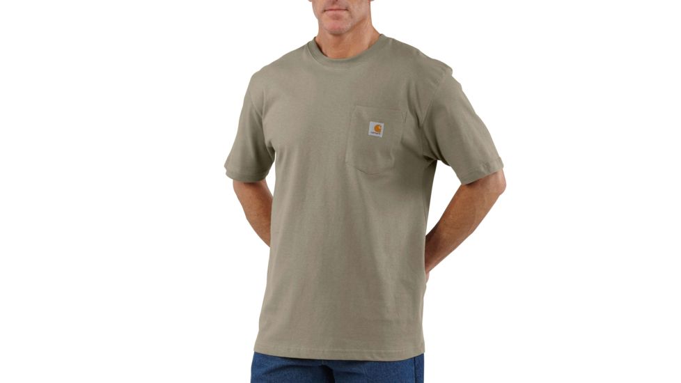 Carhartt Workwear Pocket T-Shirt - Men's, Desert, Small, Regular, K87-DES-REG-SML