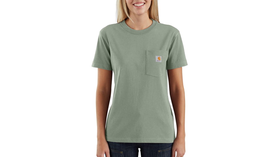 Carhartt Workwear Pocket Short-Sleeve T-Shirt - Womens, Bontanic Green, Medium, 103067-G10-REG-M