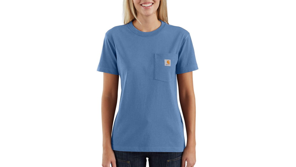 Carhartt Workwear Pocket Short-Sleeve T-Shirt - Womens, French Blue, Medium, 103067-FHB-REG-M