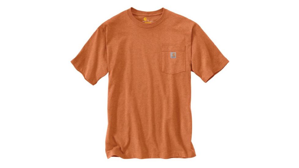 Carhartt Workwear Pocket T-Shirt - Men's, Apricot Orange Heather, Medium, Regular, K87-850-M-REG