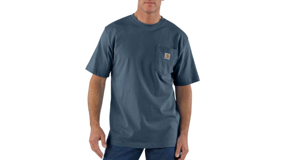 Carhartt Workwear Pocket T-Shirt - Men's, Bluestone, Medium, Regular, K87-BLSREGM