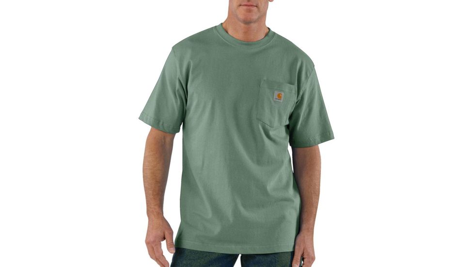 Carhartt Workwear Pocket T-Shirt - Mens, Bontanic Green, Medium, K87-G10-REG-MED