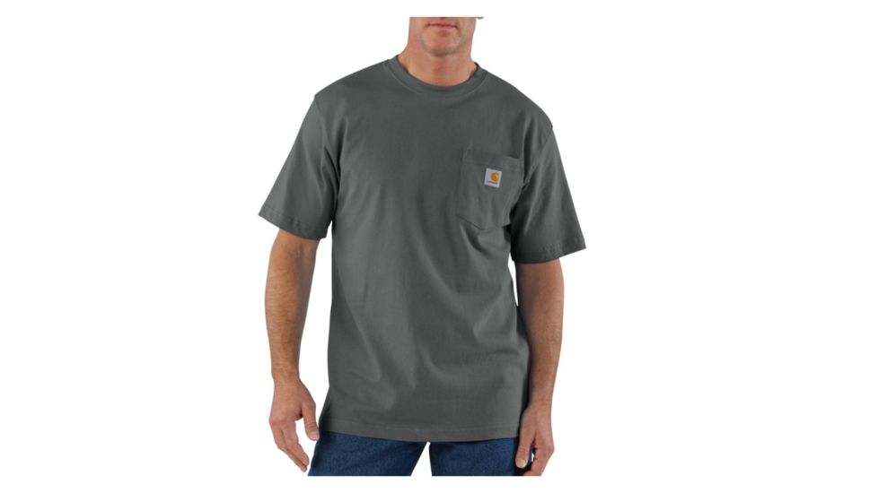 Carhartt Workwear Pocket T-Shirt - Men's, Charcoal, Large, Regular, K87-CHRREGL