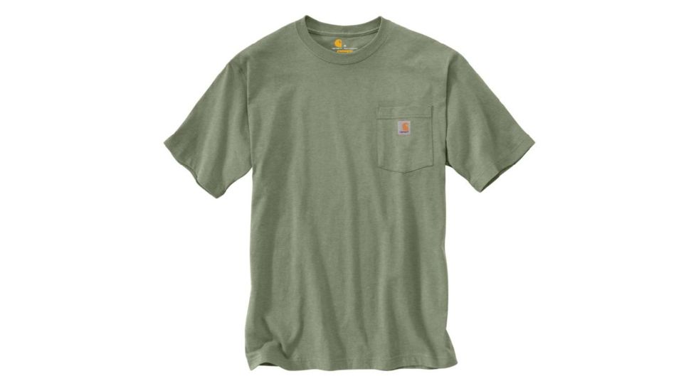 Carhartt Workwear Pocket T-Shirt - Men's, Oil Green Heather, Medium, Regular, K87-371-M-REG