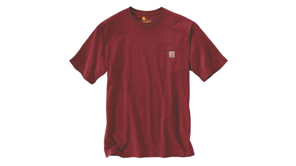 Carhartt Workwear Pocket T-Shirt - Men's, Sun-Dried Tomato Heather, Medium, Regular, K87-637-M-REG