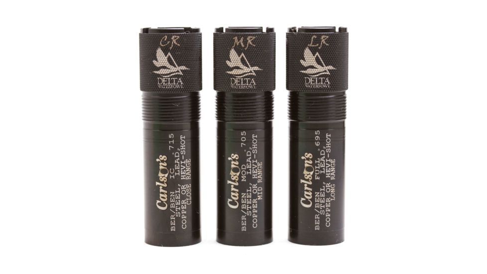 Carlson's Choke Tubes 12 Gauge Delta Waterfowl Choke Tube Set, Beretta/Benelli, 07119
