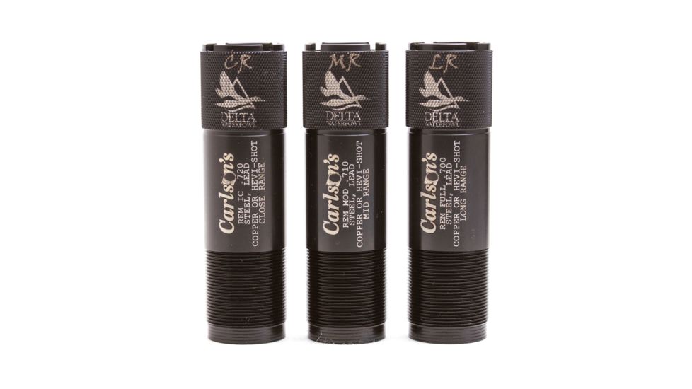Carlson's Choke Tubes 12 Gauge Delta Waterfowl Choke Tube Set, Remington, 07269