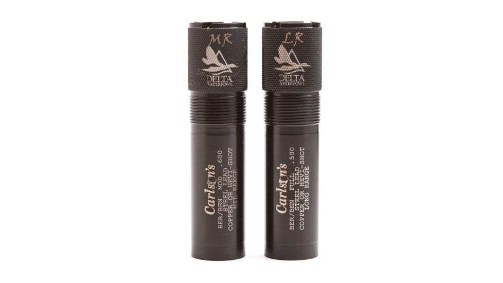 Carlson's Choke Tubes Beretta/Benelli Mobil 20 Gauge Delta Waterfowl 2 Pack, MR &amp; LR, 07111