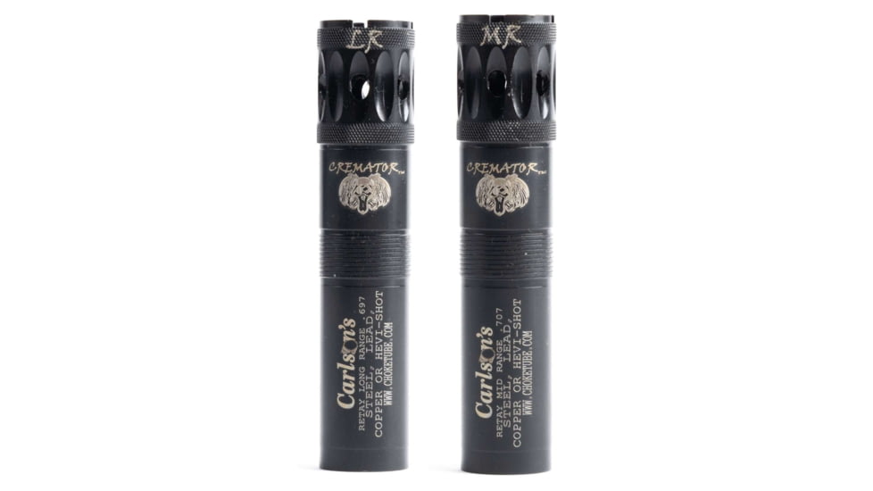 Carlson's Choke Tubes Cremator 12 Gauge Retay Ported Waterfowl Choke Tube, Mid Range/Long Range, .697, .707, Black, 11582