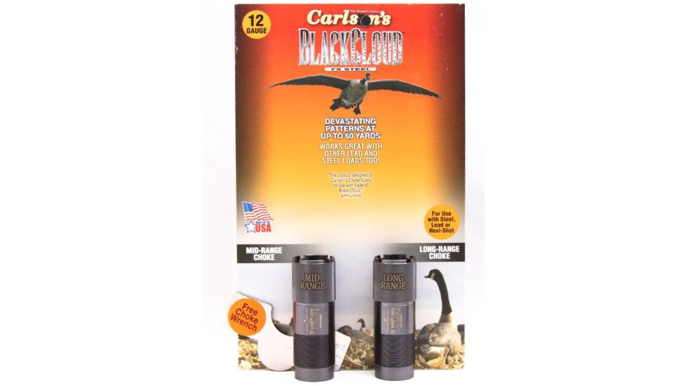 Carlson's Choke Tubes Black Cloud Wiinchester 12ga 2 Pack MR &amp; LR, Titanium 09100