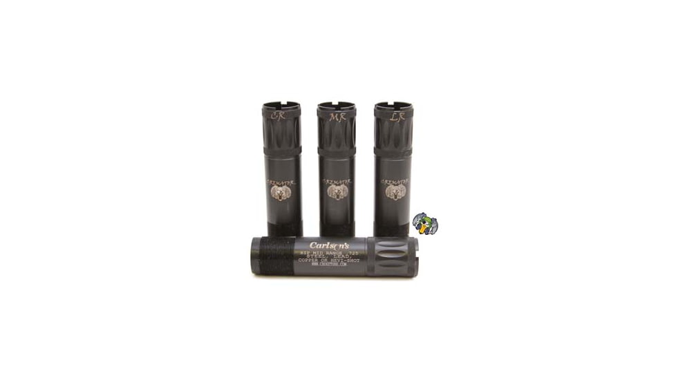 Carlsons Choke Tubes Cremator Non-Ported 12 Gauge Browning Invector Plus Waterfowl Choke Tubes - 3 Pack Close Range, Medium Range &amp; Long Range, Black, 11629