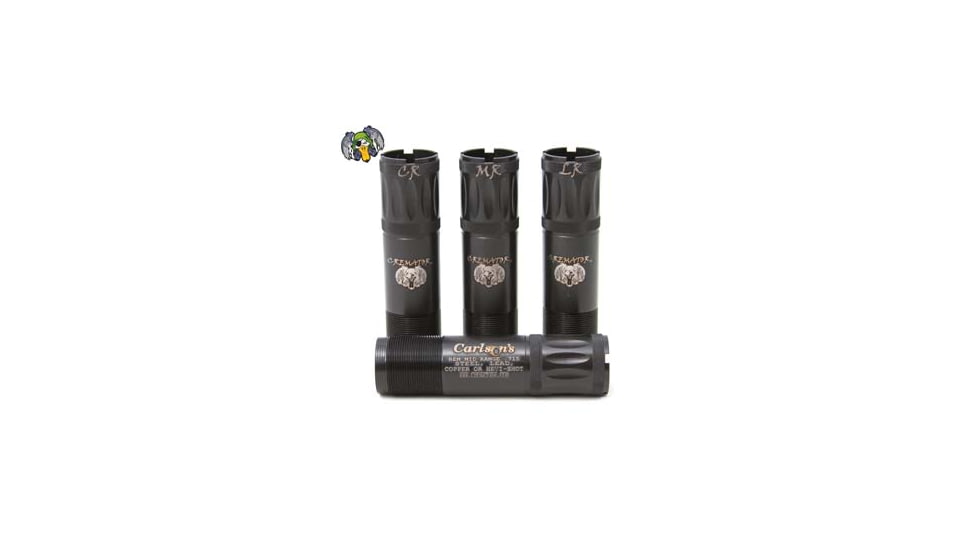 Carlsons Choke Tubes Cremator Non-Ported 12 Gauge Remington Waterfowl Choke Tubes - 3 Pack Close Range, Medium Range &amp; Long Range, Black, 11639