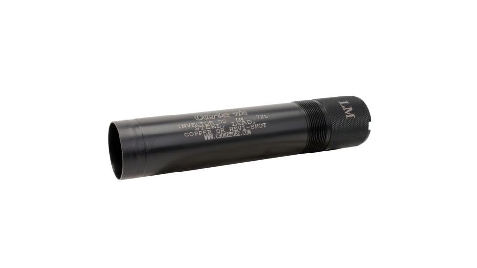 Carlsons Choke Tubes Browning Invector DS 12 Gauge Sporting Clays Choke Tube, Light Modified, .725, Black Finish 189078