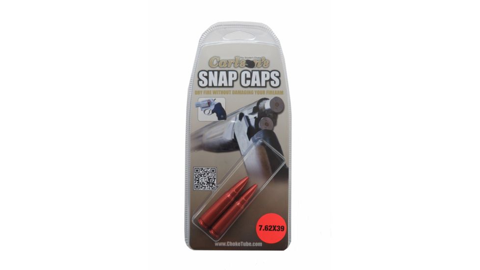 Carlsons Choke Tubes Rifle and Pistol Snap Caps, 7.62 x 39 Caliber, 2-Pack 116237
