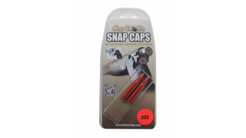 Carlsons Choke Tubes Rifle and Pistol Snap Caps, .222., 2-Pack 116238