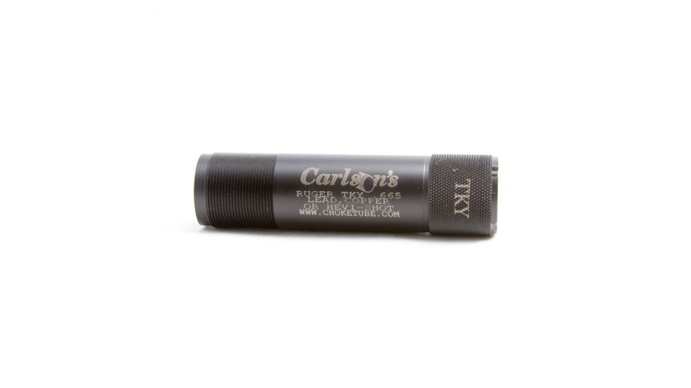 Carlson's Choke Tubes Ruger 12ga Extended Turkey .665, Black 60082