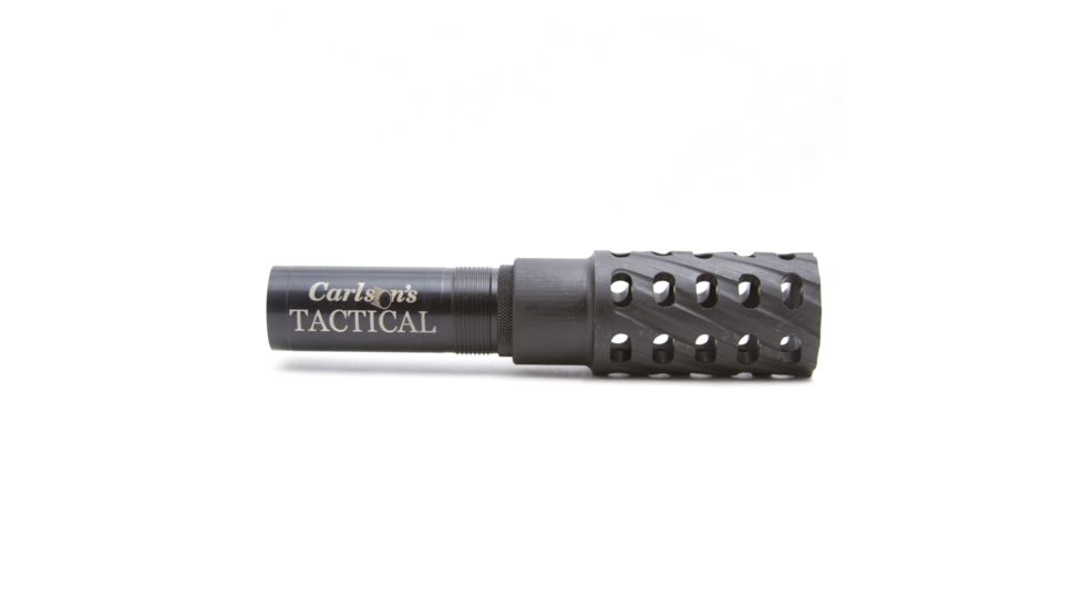 Carlson's Choke Tubes Tactical Muzzle Brake Ber/Benelli Mobil, Cylinder, Black 84030