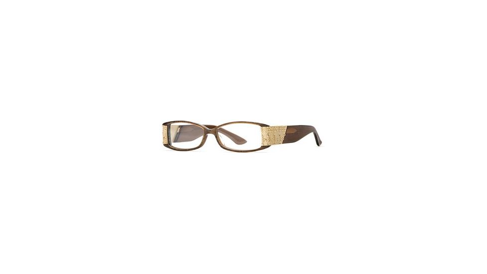 Carmen Marc Valvo CM Francesca SECM FRAN00 Bifocal Prescription Eyeglasses - Gilded Mink SECM FRAN005032 BN