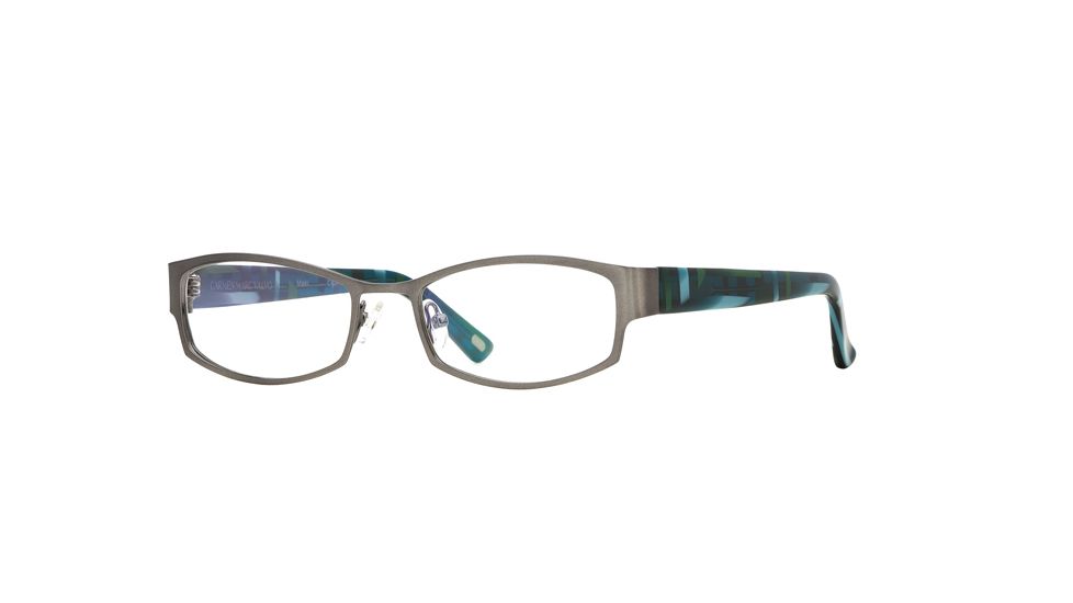 Carmen Marc Valvo CM Maki SECM MAKI00 Eyeglass Frames - Graphite Blue SECM MAKI005540 GM