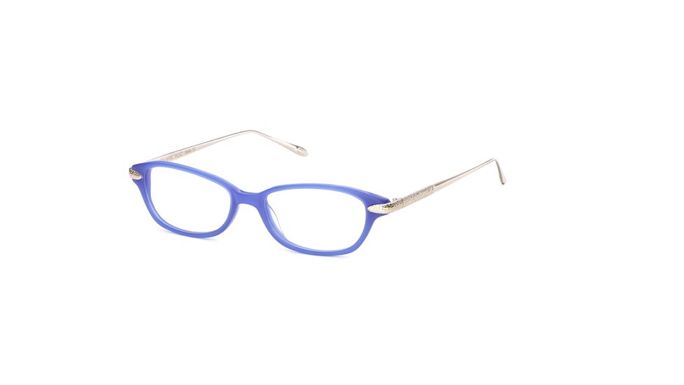 Carmen Marc Valvo CM Stella SECM STEL00 Progressive Prescription Eyeglasses - Azure SECM STEL005137 BL