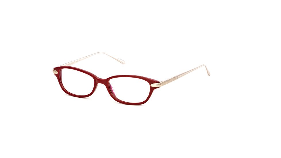 Carmen Marc Valvo CM Stella SECM STEL00 Progressive Prescription Eyeglasses - Sangria SECM STEL005137 RD