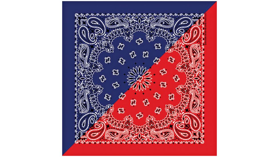 Carolina Manufacturing Split Paisley Navy/red B22PAI-000201