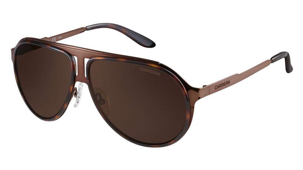 Carrera 100/S Progressive Prescription Sunglasses CA100S-0HKY-EJ-5912 - Lens Diameter 59 mm, Frame Color Brown Havana Bw
