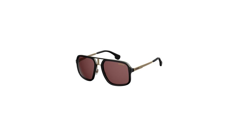 Carrera 1004/S Bifocal Prescription Sunglasses CA1004S-02M2-W6-5720 - Frame Color Black/Gold, Lens Diameter 57 mm