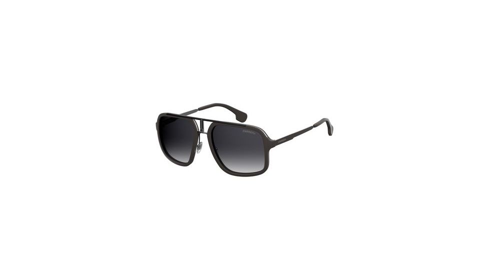 Carrera 1004/S Bifocal Prescription Sunglasses CA1004S-0TI7-9O-5720 - Frame Color Matte Black Ruthenium, Lens Diameter 57 mm